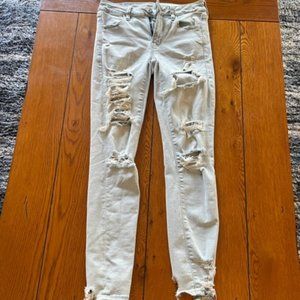 Light wash jeans from american eagle